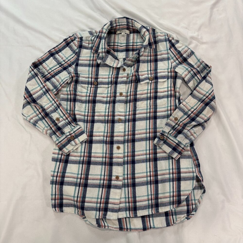 Madewell Plaid Button Down Shirt XS          Lot N - Picture 3 of 7